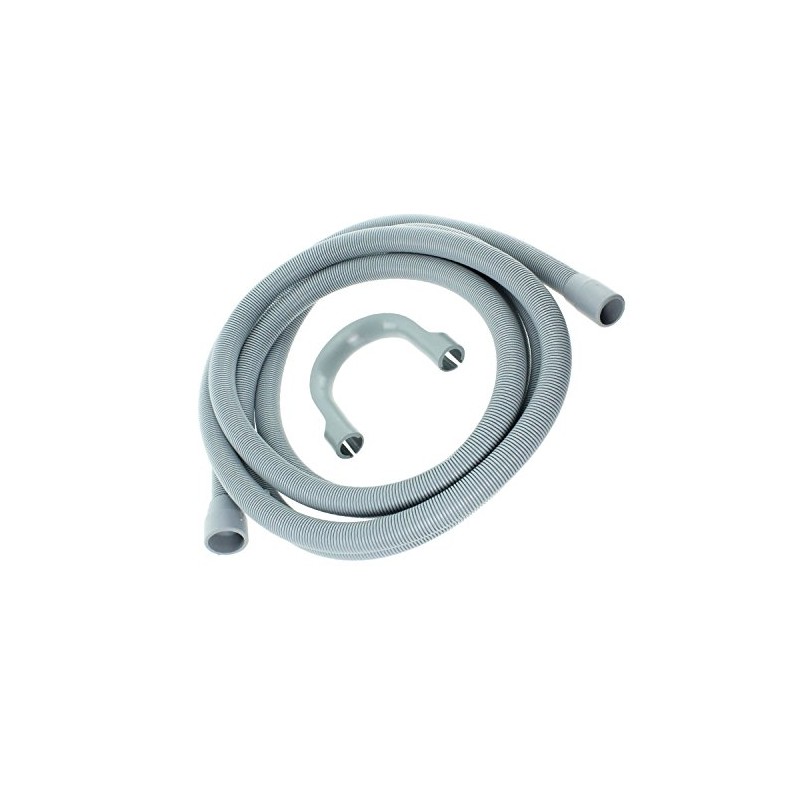 SPARES2GO Drain Outlet Hose for Candy Dishwasher (2.5M, 30mm /