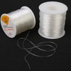Quesuc 2pcs Elastic Polyester Thread for Bracelets and Crafts 0.7mm