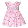 Bonnie Jean Girl's Easter Dress - Spring Floral Smocked Dress
