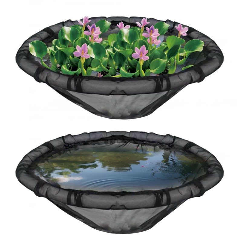 2 Set Floating Flora Fish Barrier, 26 Inch Round Floating