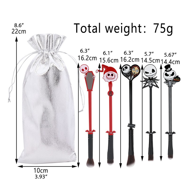 Christmas Movie Makeup Brushes Set Cosmetic Cosplay Makeup Brush Set