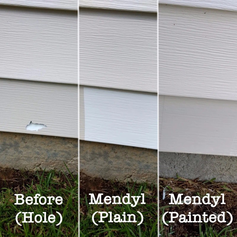 Mendyl Vinyl and Stucco Siding Repair Kit - Cover Any