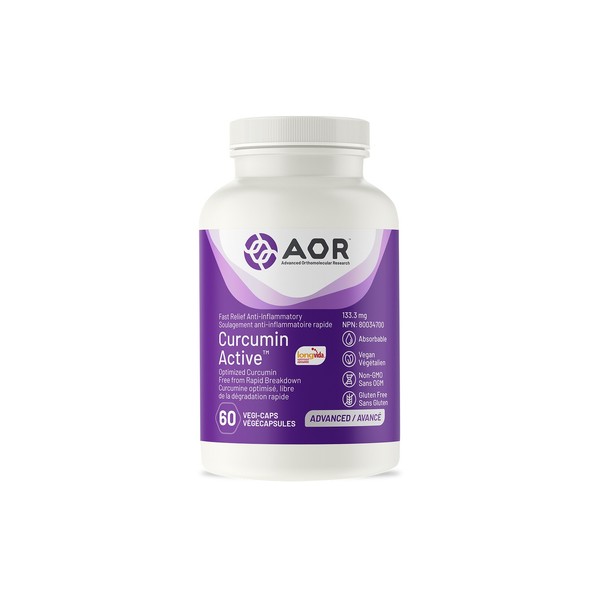 AOR Curcumin Active 133.3 mg 60 Capsules