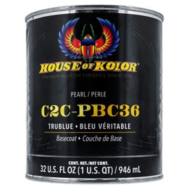House of Kolor - Trublu Pearl - Shimrin2 Designer Pearl Basecoat Automotive Paint, Quart