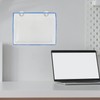 Operitacx A4 Wall-Hanging Document Bag, Transparent Storage Bag for Files,