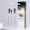 12Pcs wooden hard-core eyebrow pencils, eyebrow and eyeliner pencils, waterproof