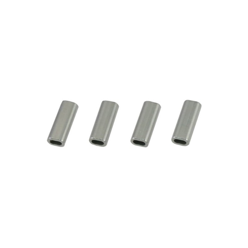 ひめじや アルミクランプ管(アルミスリーブ) 4個入 2.0mm