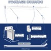 12 Inch Wire Shelf Brackets Set, Includes 3Wire Rack Support