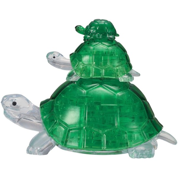 3D Crystal Puzzle - Turtles: 37 Pcs