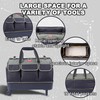 Justzon rolling tool bag with wheels for Electrician HVAC Tool