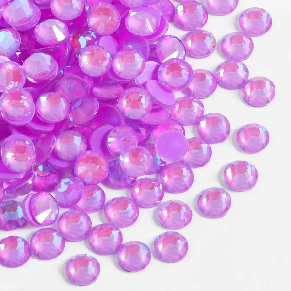 BEADSLAND Beadsland 1440pcs Flat Back Crystal Rhinestones Round Gems for