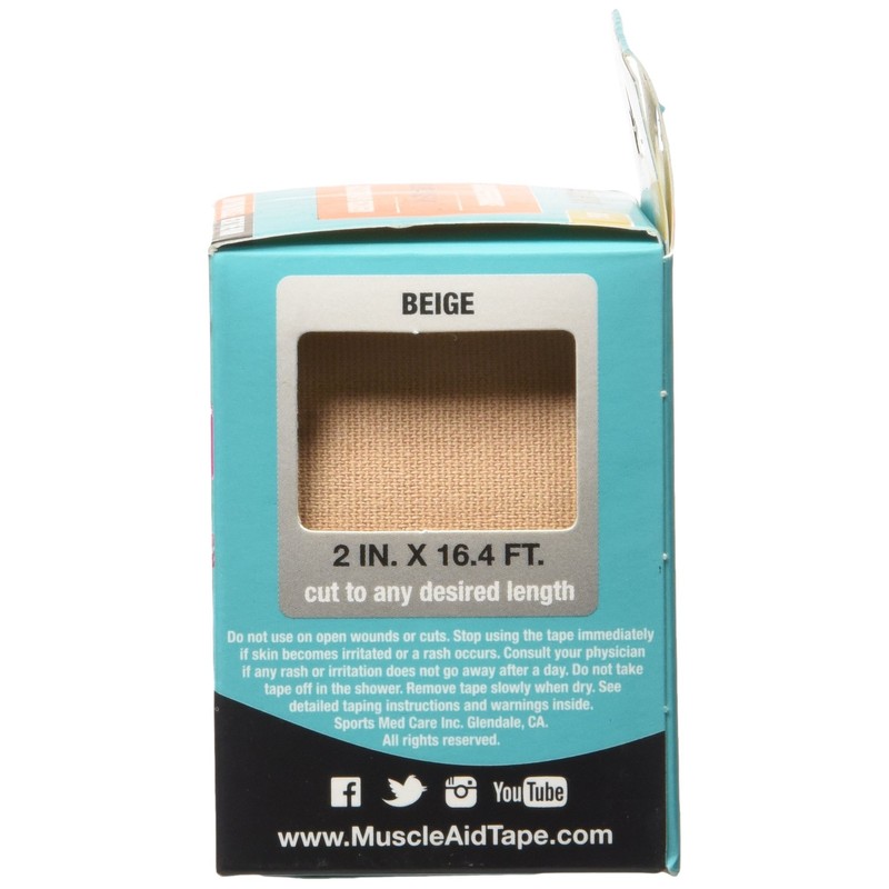 MuscleAidTape Kinesiology Tape (Beige)