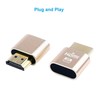 DIFCUL HD-TV Dummy Plug 4K Display Emulator Compatible with Windows