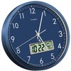 TIMESS Atomic Analog Wall Clock, WWVB Self-Setting Battery Operated 14"