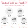 20 Pieces Piggy Bank Stopper, White Silicone Savings Box Bottom