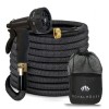 ROYALHOUSE (50 FT) Black Expandable Garden HoseWater Hose with 8-Function