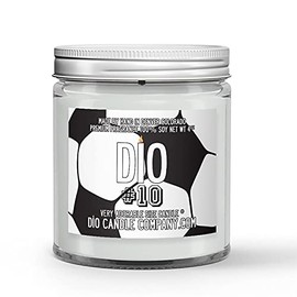 Soccer Candle (4oz) Grass and Leather Ball Scented Soy