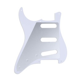 Musiclily Pro 8-Hole 50s 57 Vintage Style Strat SSS Guitar Pickguard for American Stratocaster, 4Ply Vintage Tortoise