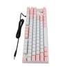 Mechanical Keyboard 87 Keys Blue Switch Ergonomic Multicolor Backlight Design