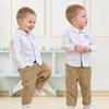 Neutocd Baby Boy Pants Infant Uniform Jogger Sweatpants Stretch Toddler