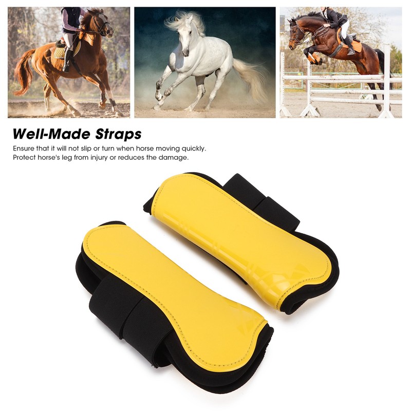 Horse Tendon Boots 4 PCS Protective Comfortable and Adjustable Boots