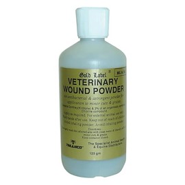 Gold Label Veterinary Wound Powder: Black: 125g