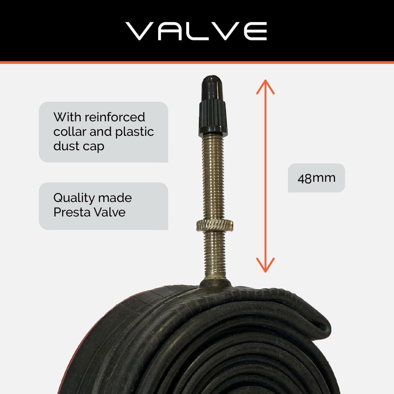 PAIR 27" x 1-1/4" Baldwins Cycle/Bike Inner Tubes Presta/French Type
