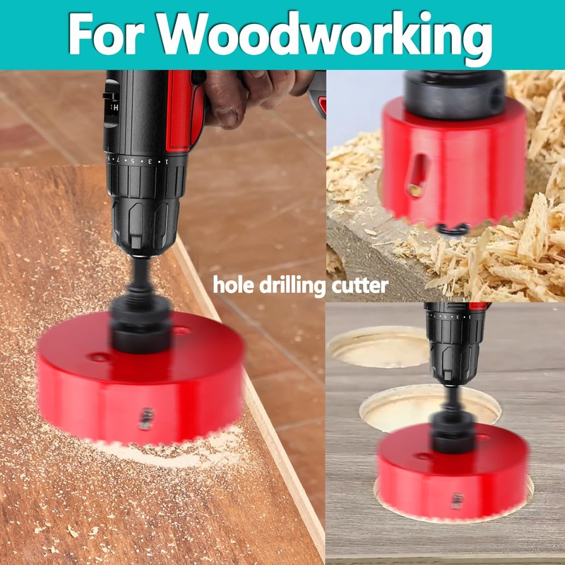 4 inch / 102mm Hole Saw with 1 pc SDS