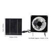 Solar Panel Fan Mini USB Outdoor Portable Cooling Fan Desktop