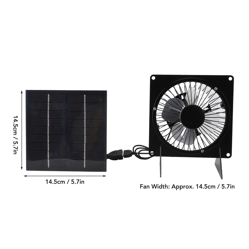 Solar Panel Fan Mini USB Outdoor Portable Cooling Fan Desktop