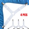 RETZLA 4PCS Bed Sheet Straps - Adjustable Bed Sheet Holder