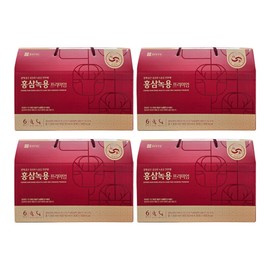 Chong Kun Dang Health Red Ginseng Deer Antler Premium 50ml x 30 packets (4) / 종근당건강 홍삼녹용 프리미엄 50ml x 30포 4개 (hi)