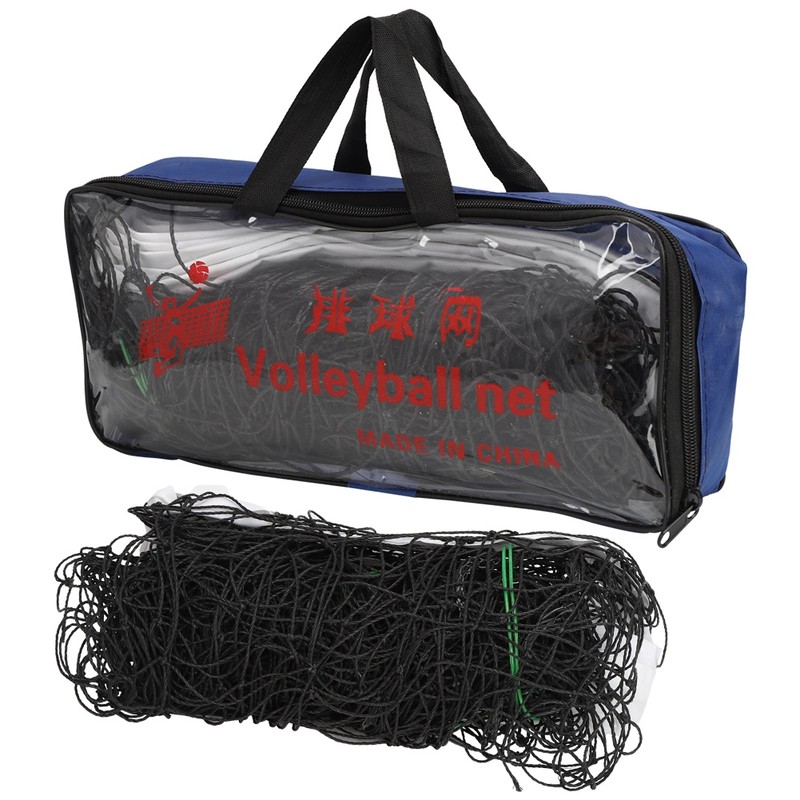 Standard Beach Volleyball Net Professional Covered Edge Steel Wire Rope