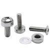 Lancher 60-Pack M6 x 16mm Screws and Cage Nuts for