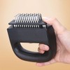 gifthub 2Pcs Black Meat Tenderizer,Multipurpose Poultry Tenderizer with 48 Stainless