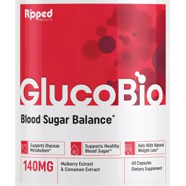 GlucoBio Blood Health Support Dietary Supplement -60 Capsules