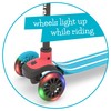 Chillafish Scotti Glow 3-Wheel Lean-to-Steer Scooter with Light-up Wheels, twintip