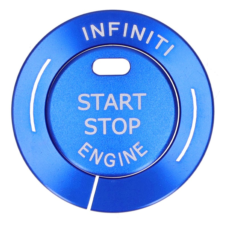 Engine Start Button Cover, 2pcs Engine Start Stop Button Trim
