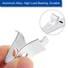 sourcing map 40 Pcs Shelf Bracket Clips, Cabinet Shelf Clips