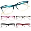 SIGVAN Ladies Reading Glasses Blue Light Blocking Spring Hinge Fashion
