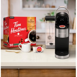 Tim Hortons Colombian Coffee, Single Serve Keurig K-Cup Pods, Dark Medium Roast, 30 Count {Imported from Canada}