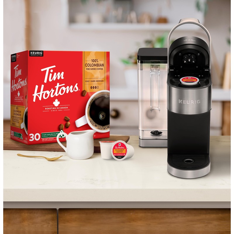 Tim Hortons Colombian Coffee, Single Serve Keurig K-Cup Pods, Dark