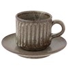 Marui Seikyo Shigaraki Ware MR-3-4387 Hechimon Cup & Saucer, Capacity