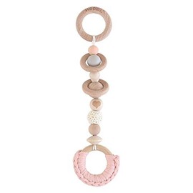 HOPPL BTL-HT-PI-RIN Hanging Toy Pink/Cotton Ring