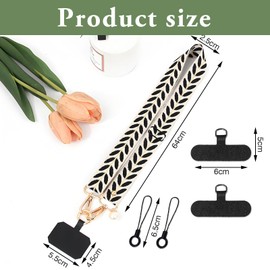 JOOTUEPO Handykette Universal Handyband zum Umhängen Einstellbar Crossbody Strap Phone Lanyard Wrist Verstellbar Schlüsselband
