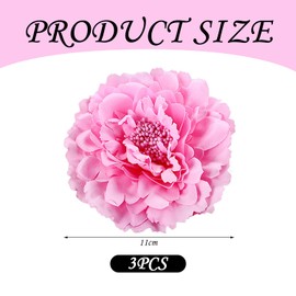 3 Pieces Simulated Flower Hair Pins, Boho Hair Accessories, Elee Hair Accessories, Hairstyle Decorations, Clothing Accessories