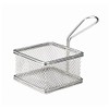Genware NEV-SVB10 Serving Fry Basket, Square, 9.5 cm x 9.5