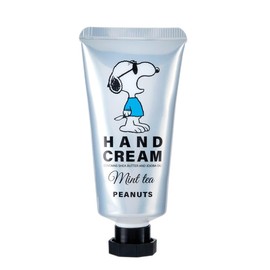 Peanuts Snoopy Hand Cream JC Mint Tea 1.0 fl oz (30 ml) (Refreshing Mint Scent)
