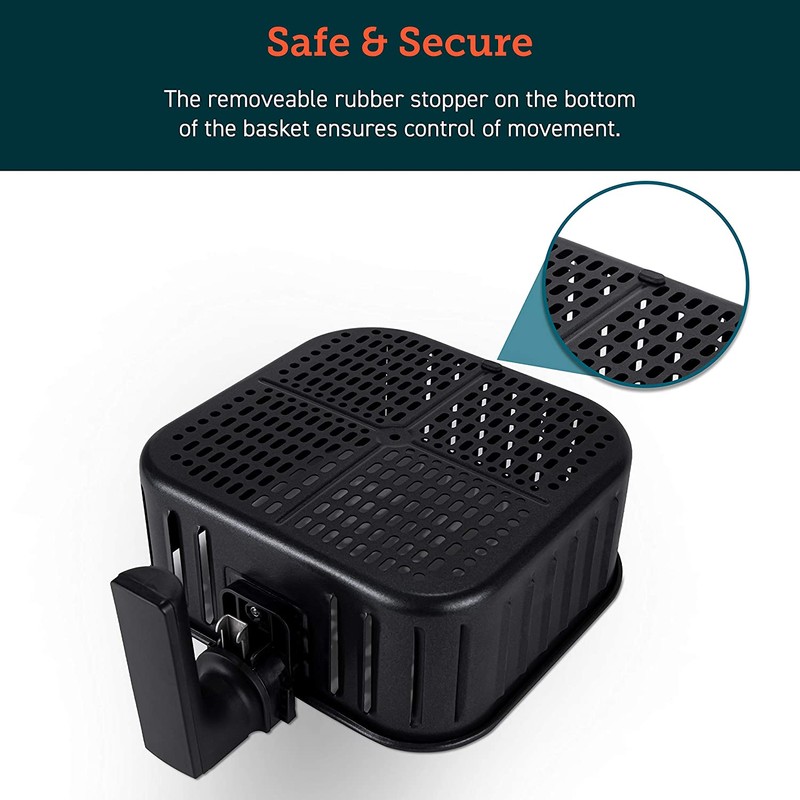 COSORI Air Fryer Accessories, Replacement 5.8QT Original Basket Black