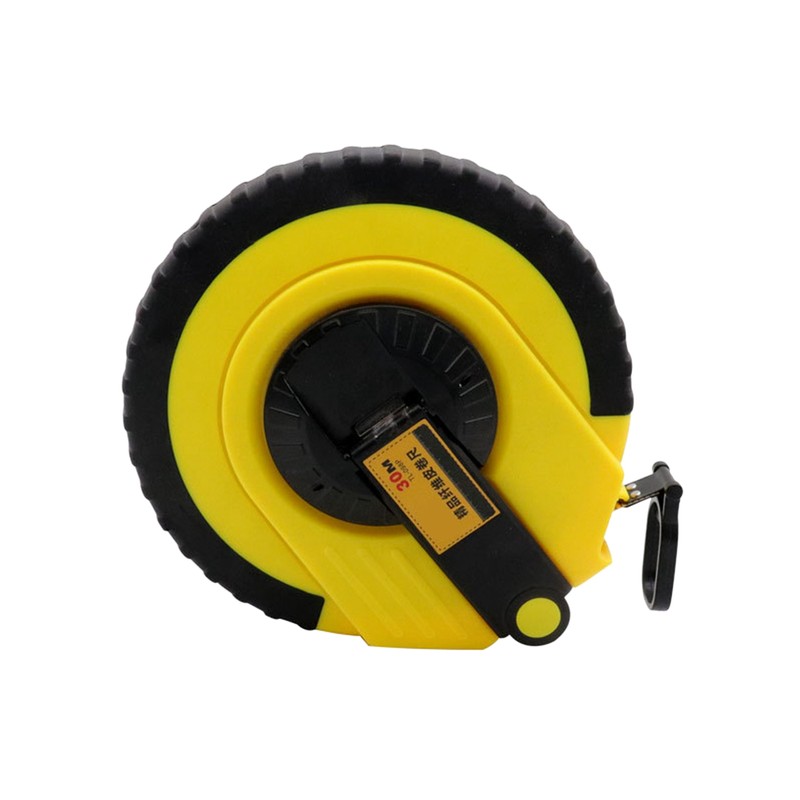 Circular Tape Measure Round Disc Steel Ruler Plastic Shell Accurate